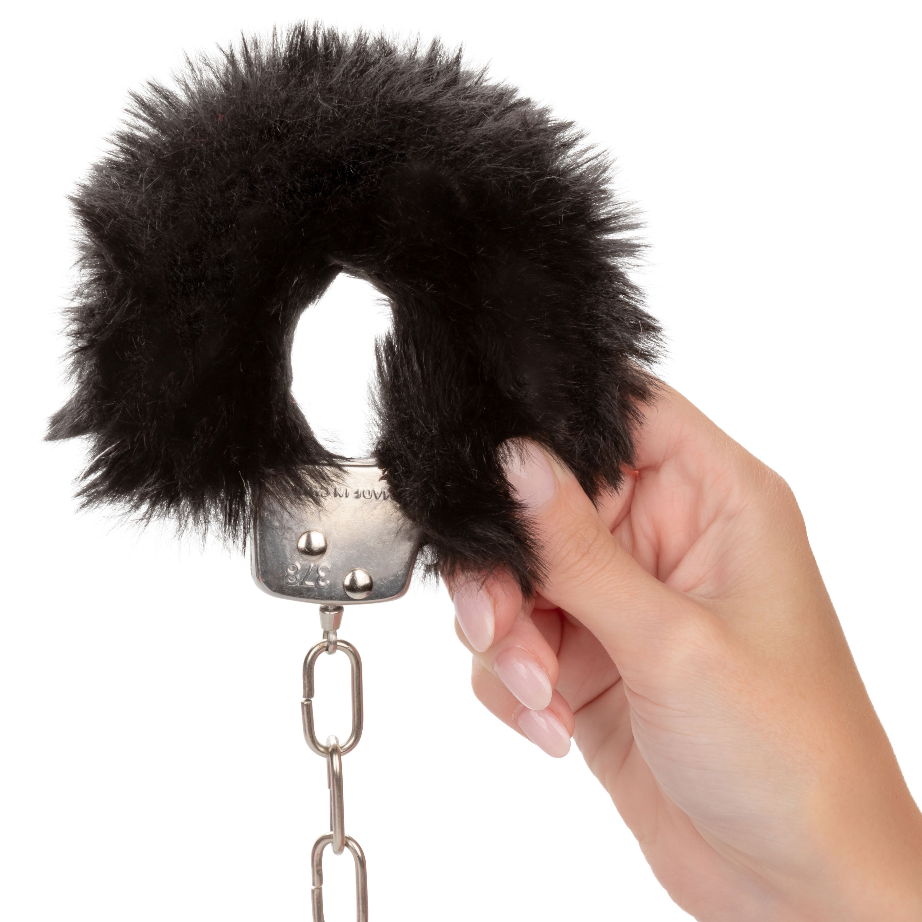Ultra Fluffy Black Furry Bondage Cuffs For Couples Play > Bondage Gear > Handcuffs