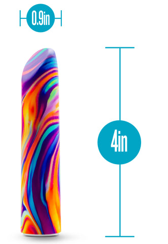 Limited Addiction Psyche Power Vibe (Rainbow) – USB Rechargeable Vibrator 10.2 cm BULLETS & EGGS