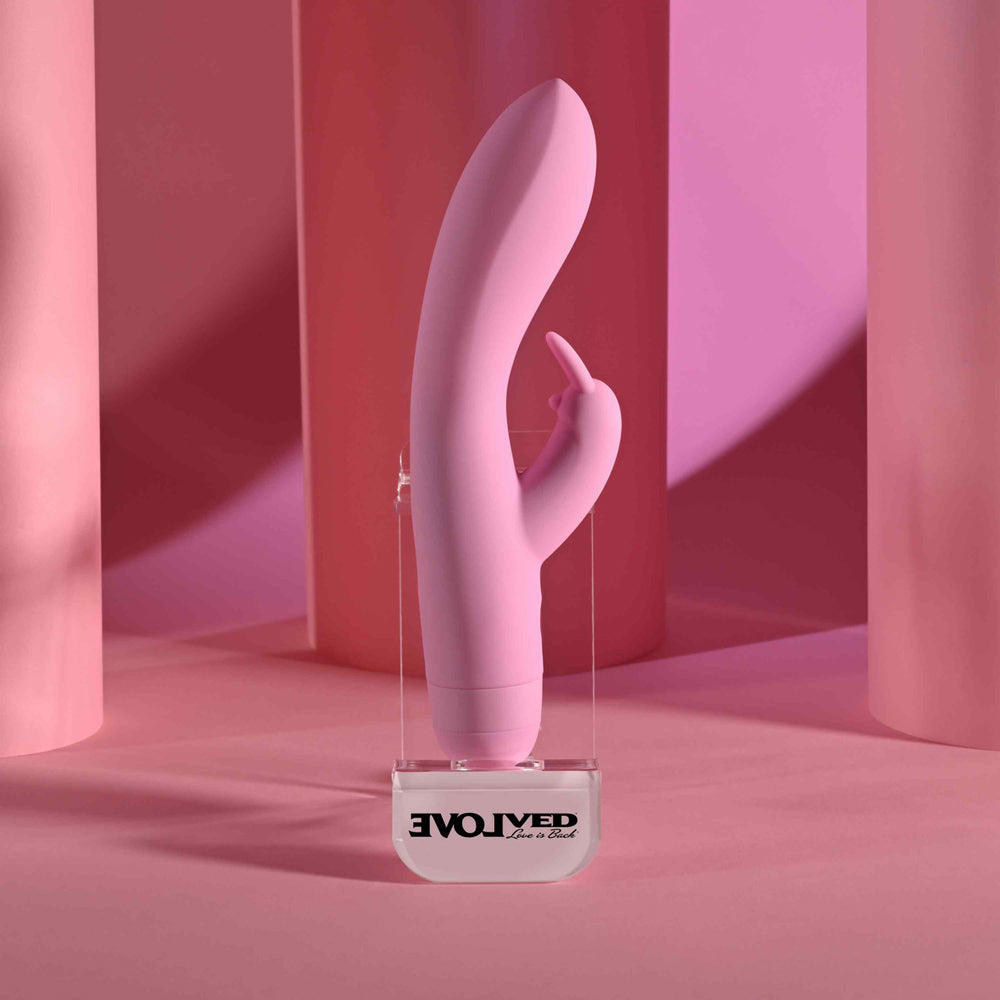 Evolved Cushy Bunny 19.1cm USB Rechargeable Silicone Rabbit Vibrator > Vibrators > Ladies > Rabbit
