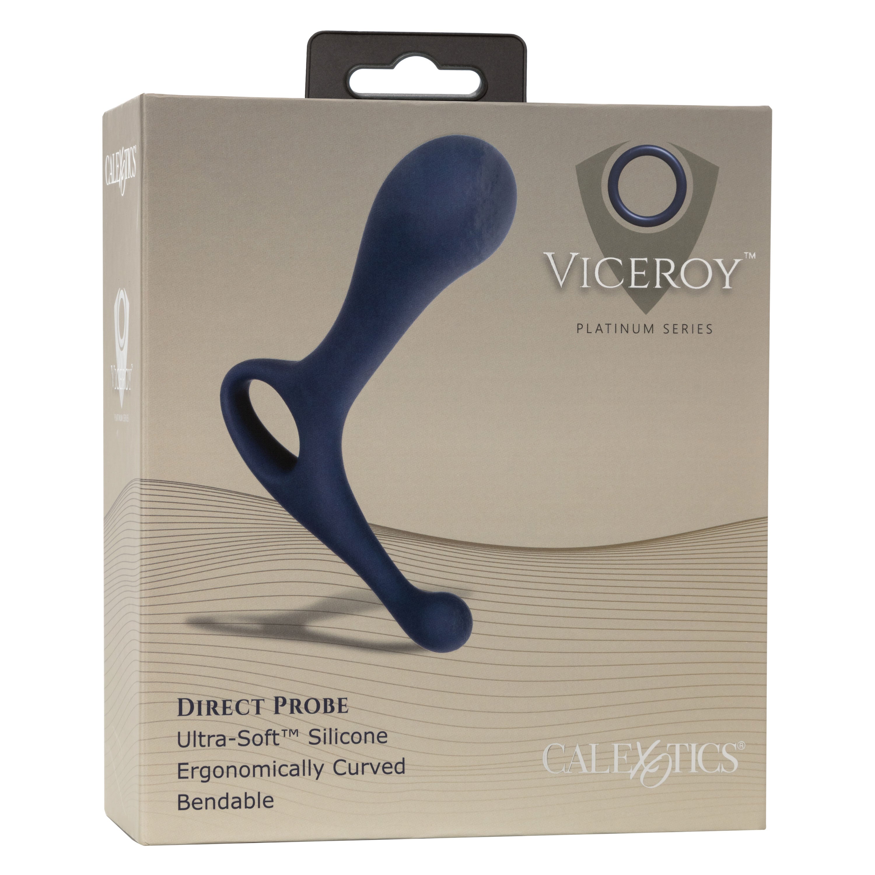 Viceroy Direct Probe Ultra-Soft Silicone Ergonomically Curved Bendable 4.75 x 3.5 Inch > Anal Range > Prostate Plugs