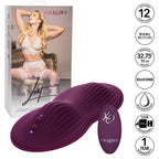 CalExotics Lust Remote Control Dual Rider (Purple) – Waterproof Silicone Massager with Dual Motors > Vibrators > Vibrating Pads