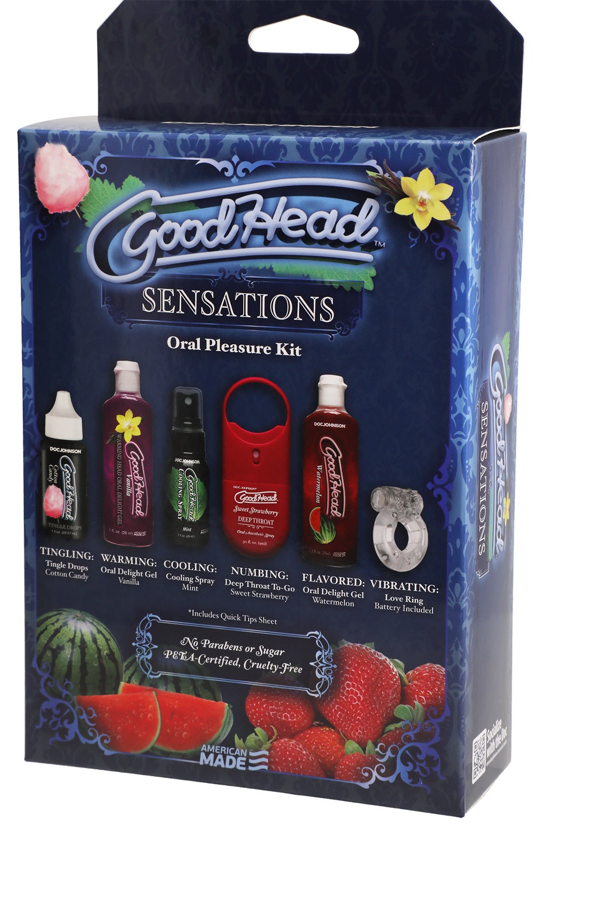 GoodHead Sensations Kit – 6 Piece Oral Pleasure Lotion Set Default Title > Essentials > Massage Gift Set