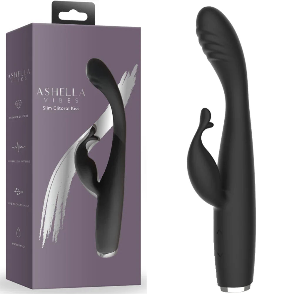 Ashella Vibes Slim Clitoral Kiss – Flexible Clitoral Stimulator Vibrator > Sex Toys For Ladies > Clitoral Vibrators and Stimulators
