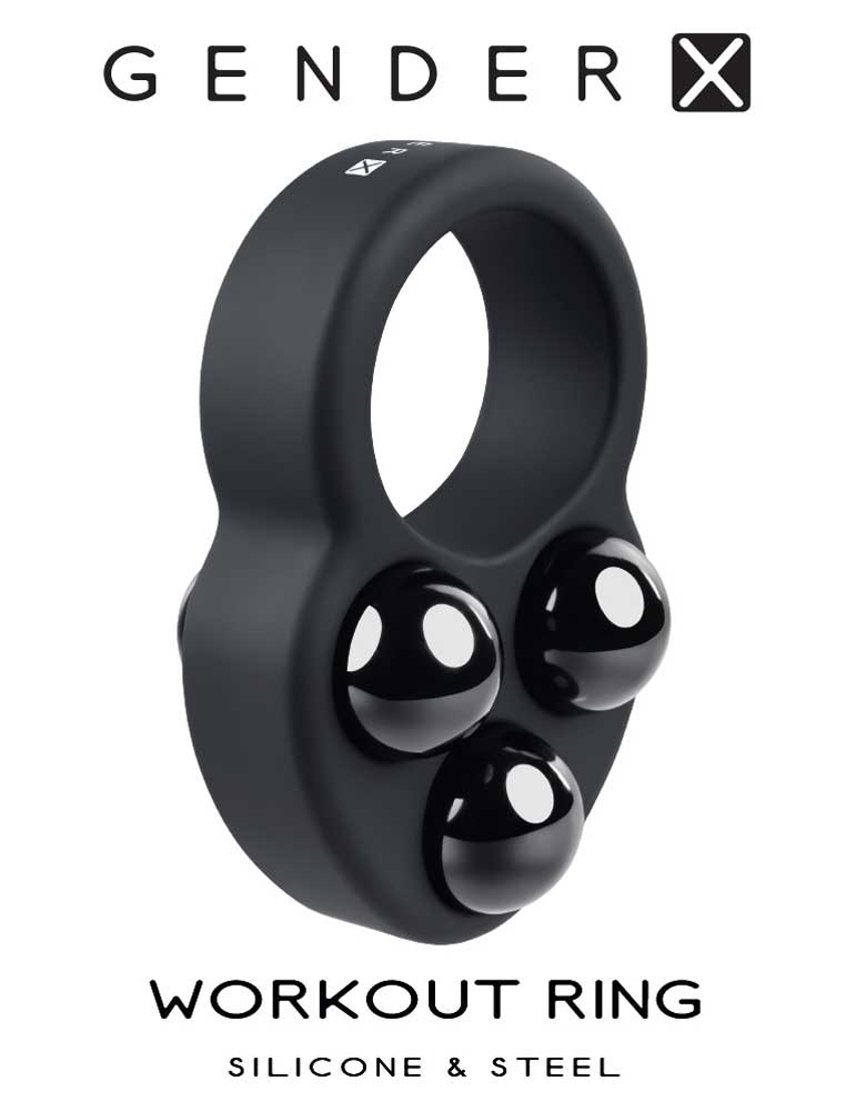 Gender X Workout Ring Weighted Cock Ring > Cock Ring > Single