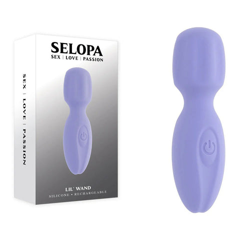 Selopa Lil' Wand 11 cm Massage Wand Purple Purple Electric Massager