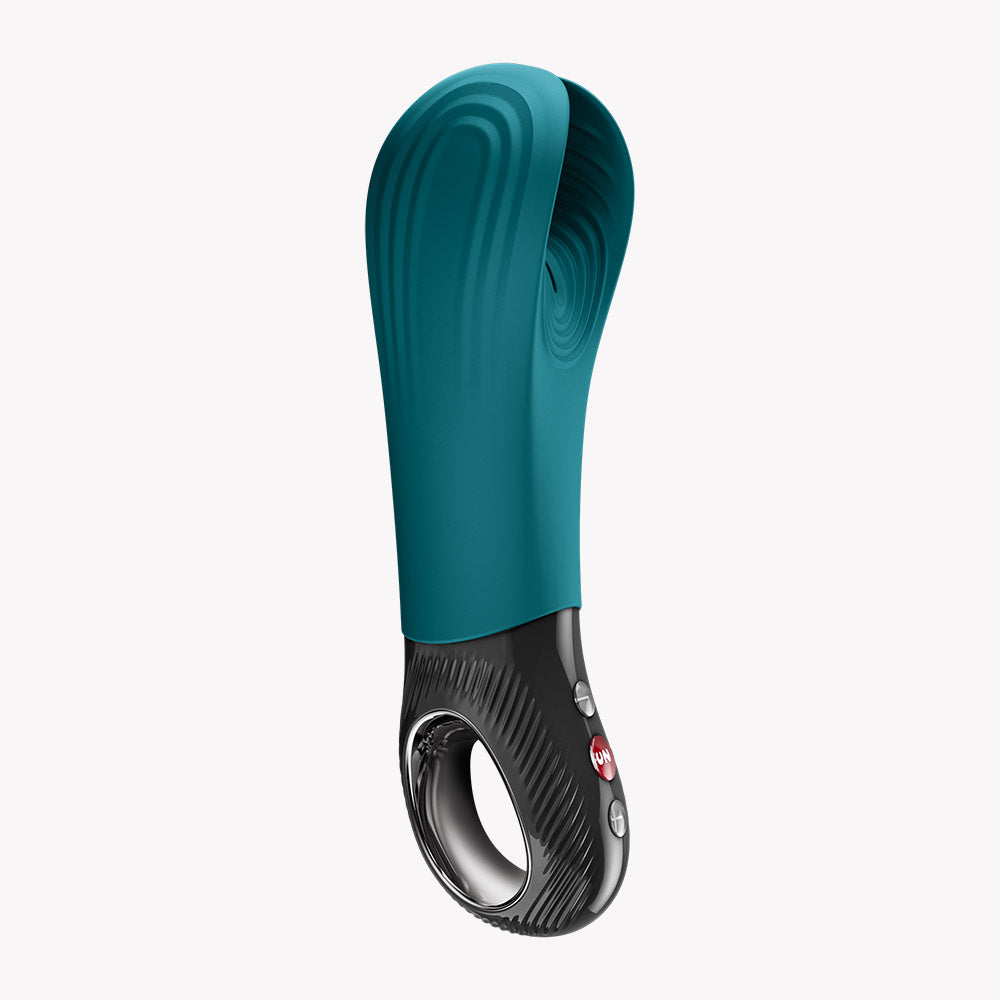 Manta Vibrating Masturbator (Bottle Green) – Powerful Vibrations Masturbator Secondary image