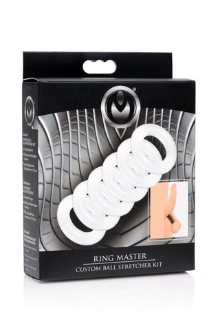 Master Series Ring Master Adjustable Ball Stretcher Kit > Sex Toys For Men > Ball Stretchers