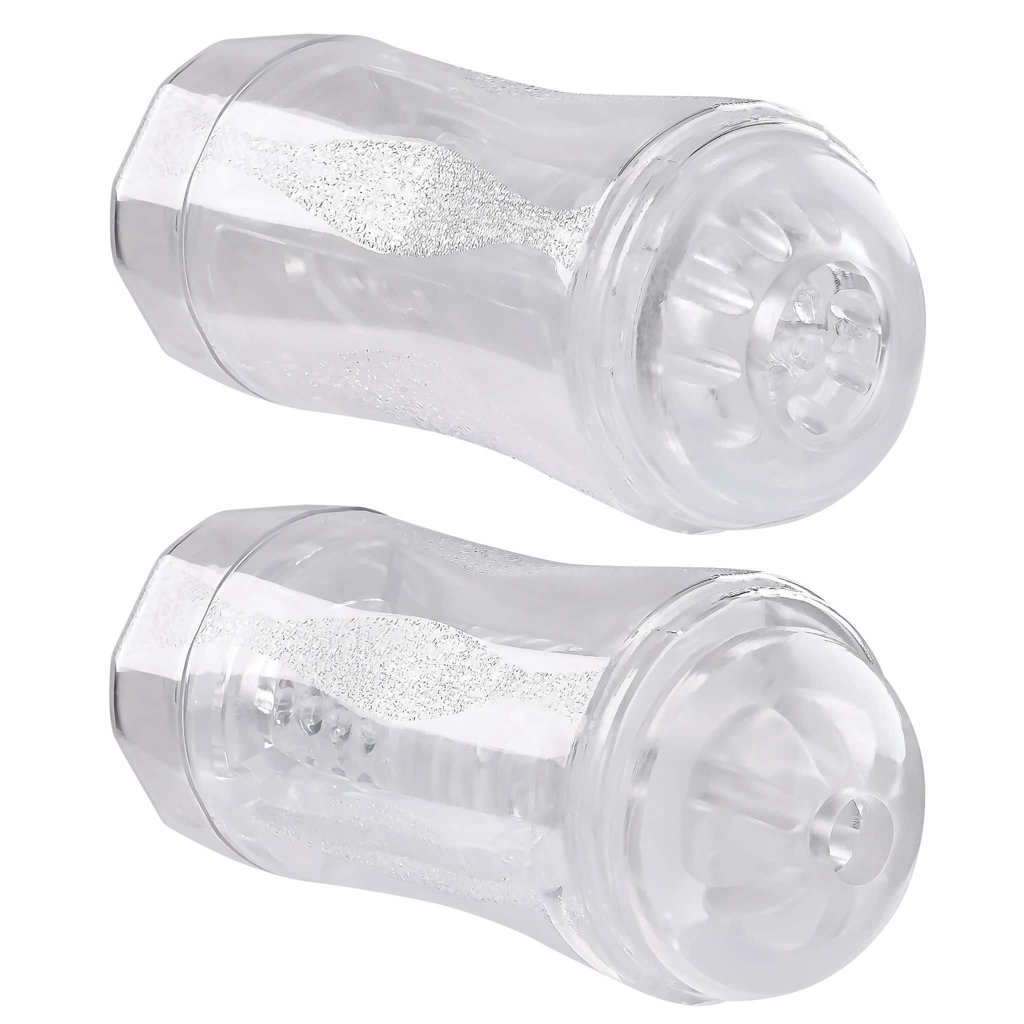 Gender X Double Fantasy – Dual-Ended Transparent Stroker > Sex Toys For Men > Masturbators Cup