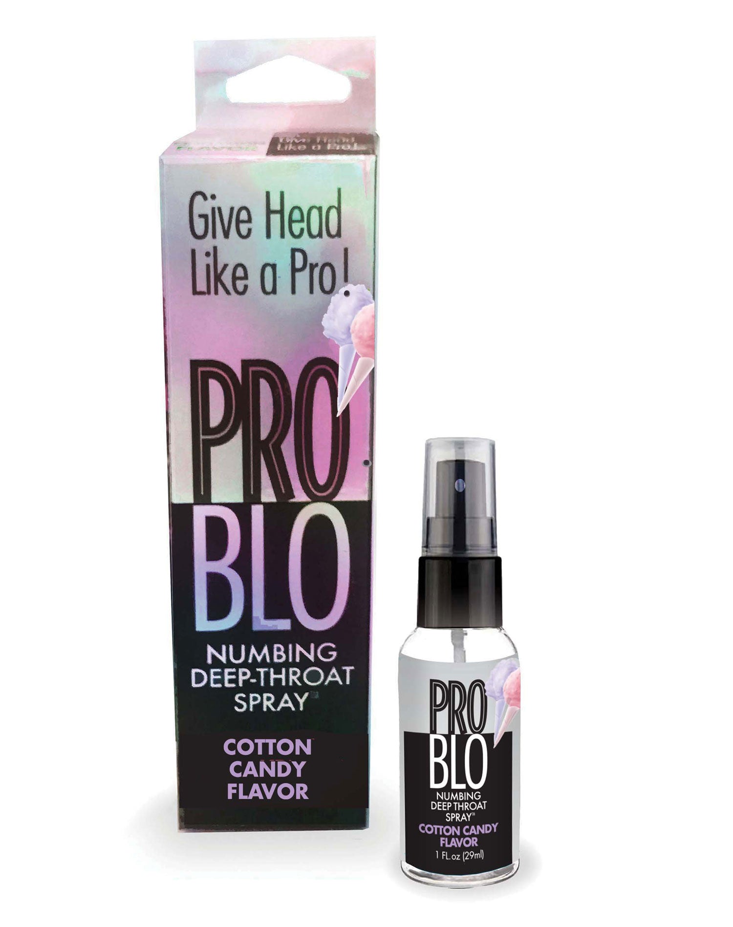 ProBlo Deep Throat Spray – Cotton Candy Flavored Oral Desensitiser 30ml Default Title > Lube > Oral Gels & Sprays