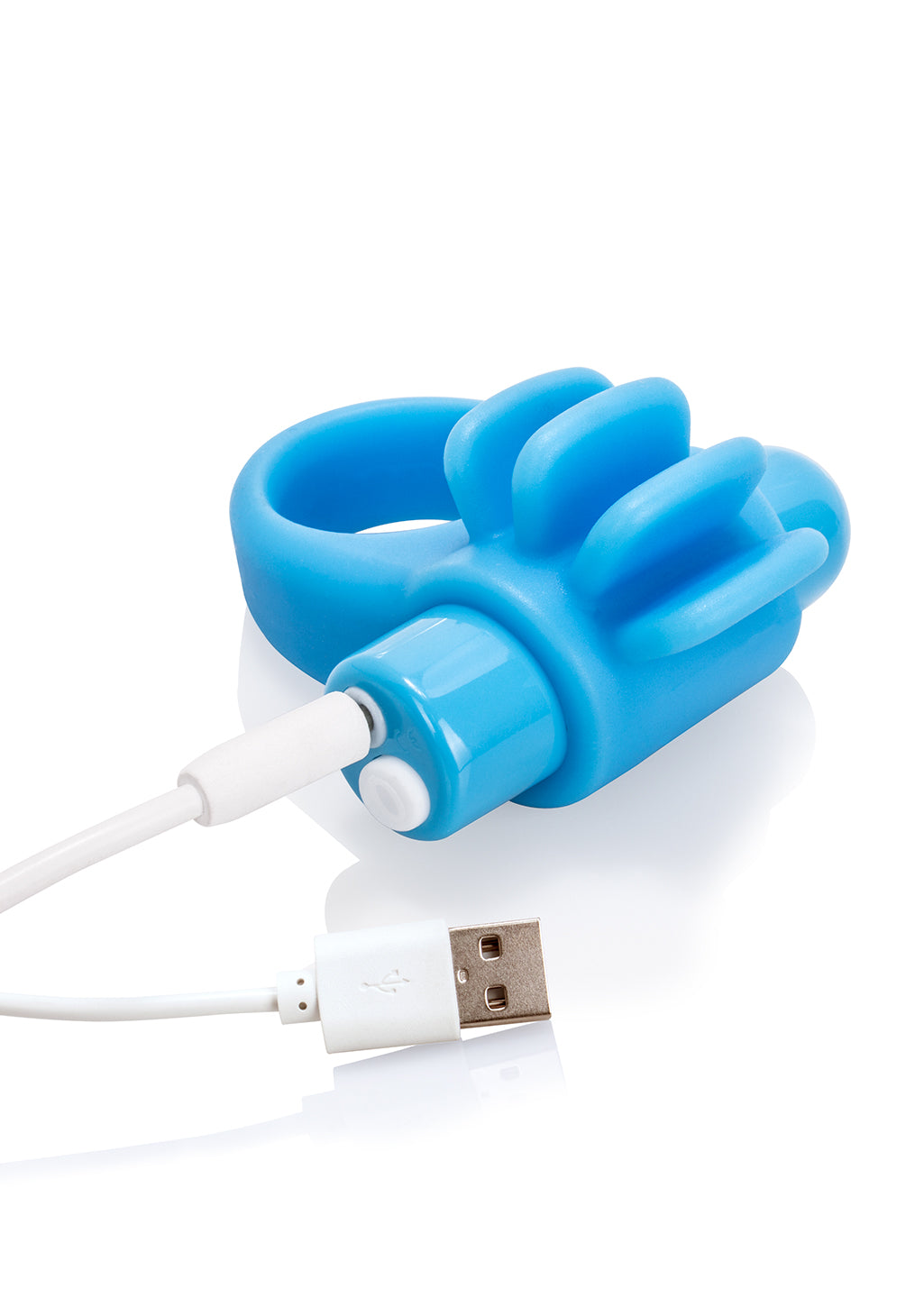 Skooch Charged Rechargeable Vibrating Cock Ring with Textured Silicone Stimulation > Sex Toys > Couples Toys