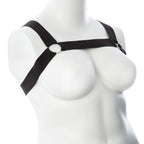 Gender Fluid Mason Harness Black L-XXL Size Chest 40-60 Inches Black Curvy Size > Clothes > Womens Harnesses