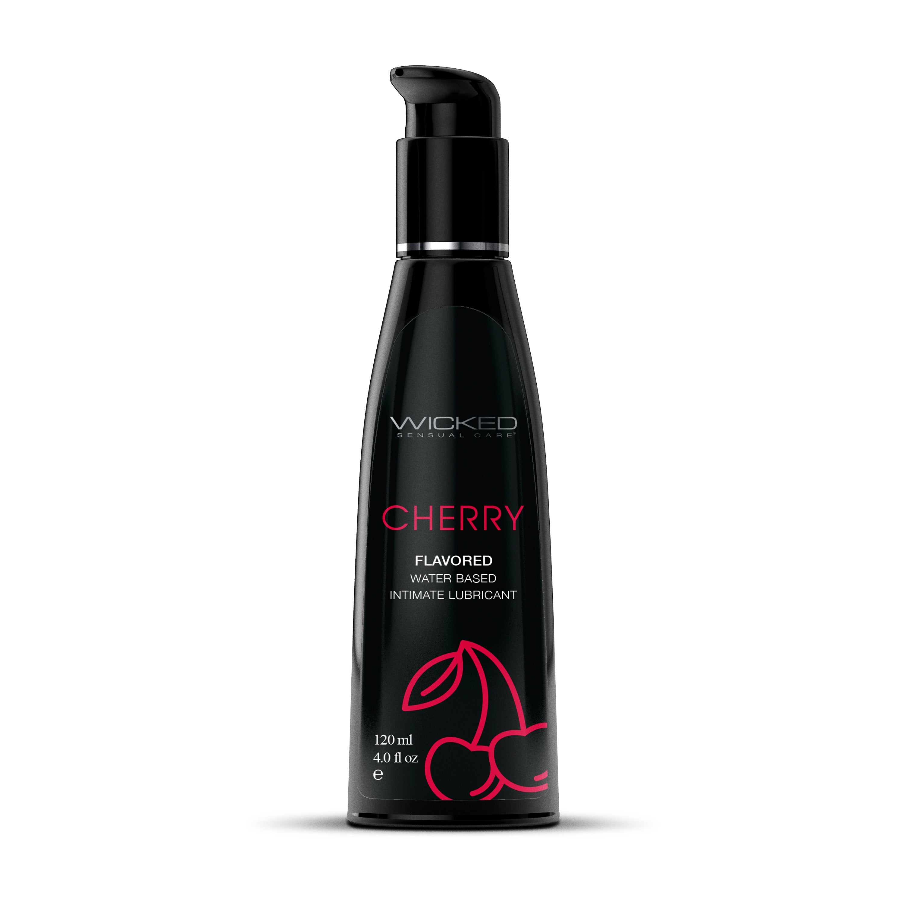 Wicked Aqua Cherry Water Based Lubricant 30 ml (1 oz) Bottle ... No Colour Selected Flavoured Lube