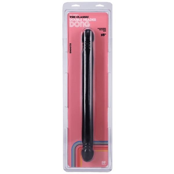 Doc Johnson Classic Double Dong – Smooth Flexible 18 Inch Dong Black > Dildos > Double Dildos