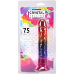Crystal Jellies Rainbow Dong 7.5 Inch in packaging