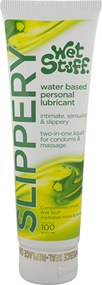 Wet Stuff Slippery Stuff – Water-Based Liquid Lubricant 100g Tube 100g > Lube > Water Based