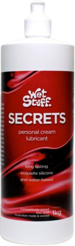 Wet Stuff Secrets – Silicone-Based Lotion Lubricant for Condom Use > Lube > Hybrid
