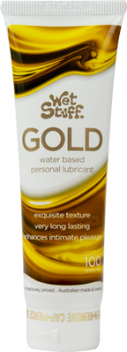 Wet Stuff Gold – Long-Lasting Clear Water-Based Lubricant 100g > Lube > Water Based