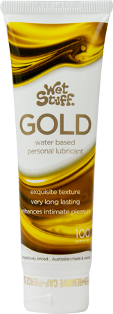 Wet Stuff Gold – Long-Lasting Clear Water-Based Lubricant 100g > Lube > Water Based