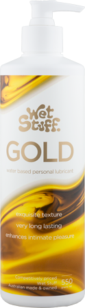 Wet Stuff Gold – Long-Lasting Clear Water-Based Lubricant 550g > Lube > Water Based