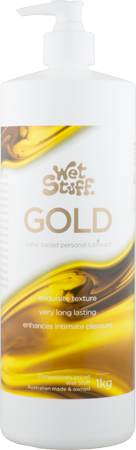 Wet Stuff Gold Premium Lubricant – Long-Lasting 1kg Personal Lubricant > Lube > Water Based