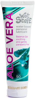 Wet Stuff Aloe Vera Lubricant – Soothing Sensitive Skin Lubricant 90g Tube One Size > Lube > Water Based