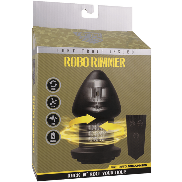 Robo Rimmer X – Dual Engine Tapered Vibrating Plug - 4 Inch Insertable Default Title > Anal Range > Vibrating Butt Plugs