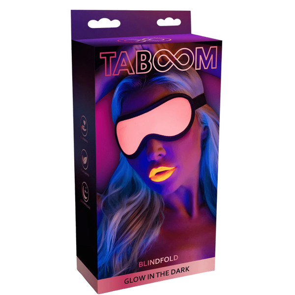 Taboom Glow Blindfold – Glow in the Dark BDSM Accessory One Size > Bondage Gear > Blindfolds