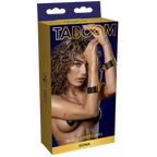 Slave Wrist Cuffs (Gold) Gold > Bondage Gear > Handcuffs