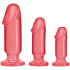 Crystal Jellies Anal Starter Kit – Smooth Shaft Plugs > Anal Range > Butt Plug Kits