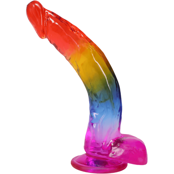Crystal Jellies Realistic Cock With Balls – Jelly 9.5 Inch Dildo > Dildos > Realistic Dildos