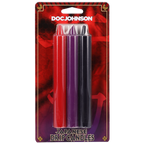 Japanese Drip Candles Set of 3 Red Purple Black > Candles > Drip