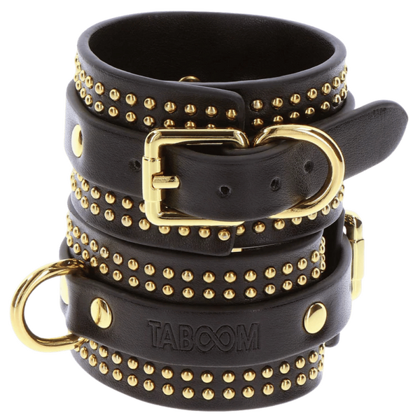 Taboom Studded Wrist Cuffs Set – Bondage Wrist Cuffs > Bondage Gear > Collars & Leashes