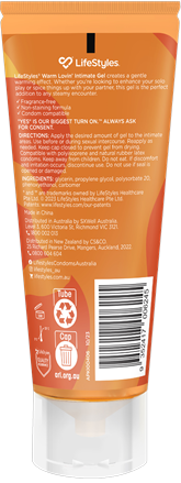 Warm Lovin Gel 80ml – Intimate Warming Gel > Lube > Water Based