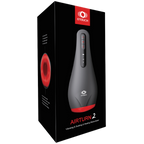 Airturn 2 (Black) – Waterproof Heating Suction Masturbator with Vibration and Warming Functions > Sex Toys For Men > Masturbators > Vibrating