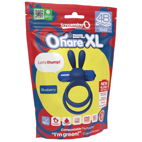 Ohare XL 4B – Deep-Rumbling Bass Vibrator with Rabbit Ears and Stretchy Ring > Vibrators > Finger Vibrators