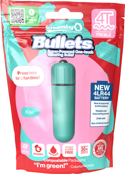 Bullets 4T High Pitch Treble (Kiwi) > Vibrators > Mini Vibrators