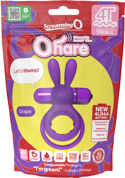 Ohare 4T High Pitch Treble – Body-Safe True Silicone Double Ring Vibrator > Sex Toys > Couples Toys