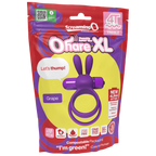 ScreamingO 4T Ohare XL Vibrating Rabbit Ears Cock Ring - Grape