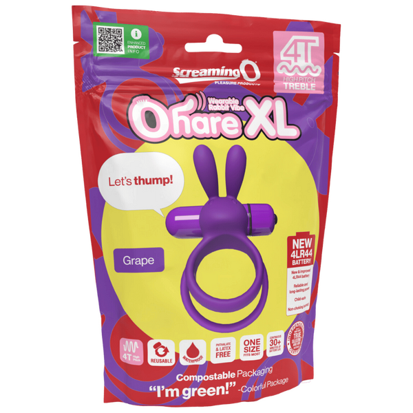 Screaming O 4T Ohare XL Grape – Targeted Powerful Stimulation > Cock Ring > Vibrating