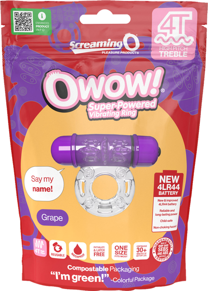 Owow 4T OWow Vibrating Ring – Body-Safe SEBS Material Couples Ring > Cock Ring > Vibrating