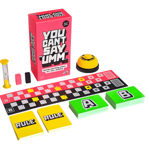You Can't Say Umm – Party Board Game for 4-10 Players > Novelties > Card Games