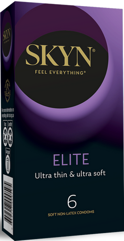 Skyn Elite Ultra Thin Non-Latex Condom – Ultra Soft Natural Feeling 6. Pack > Essentials > Condoms