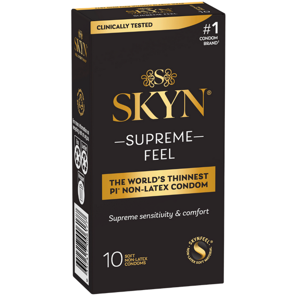 Skyn Supreme Feel – Ultra-Thin Polyisoprene Condoms 10 Pack One Size > Essentials > Condoms