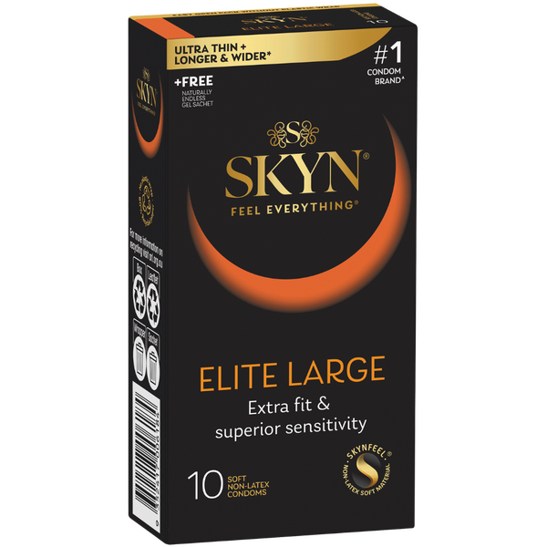 Skyn Elite Large 10 Pack – Natural Fit Condoms One Size > Essentials > Condoms > Non-Latex