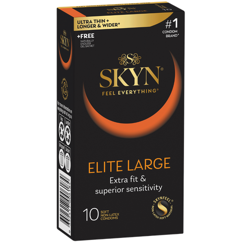 Skyn Elite Large 10 Pack – Natural Fit Condoms One Size > Essentials > Condoms