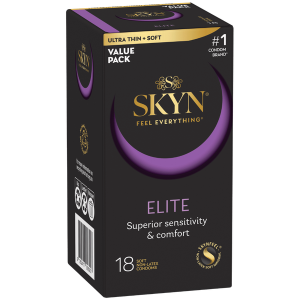 Skyn Feel Everything Elite – Ultra Thin and Soft Condoms 18 Pack One Size > Essentials > Condoms