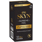 Skyn Supreme Feel – Ultra-Thin Polyisoprene Condoms 18 Pack One Size > Essentials > Condoms