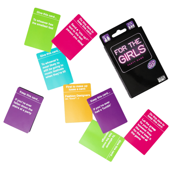 For The Girls Travel Edition Card Game – Party Game for 3-8 Players Ages 13+ > Novelties > Card Games