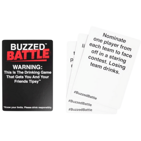 Buzzed Battle – Team Drinking Game > Novelties > Card Games