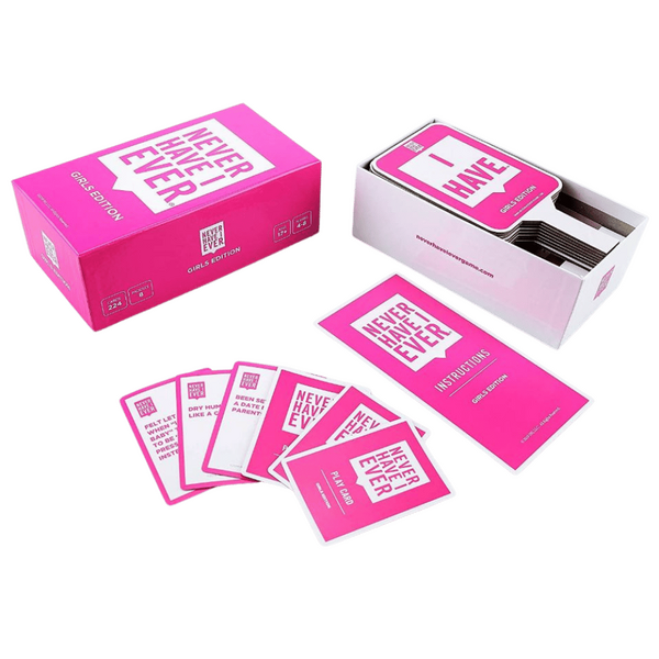 Never Have I Ever Girls Edition – Party Game > Novelties > Card Games